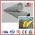 Needle punched nonwoven filter bag